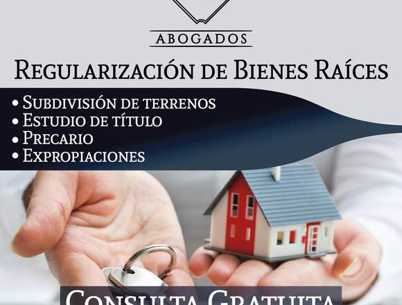 Regularizacion de bienes y terrenos