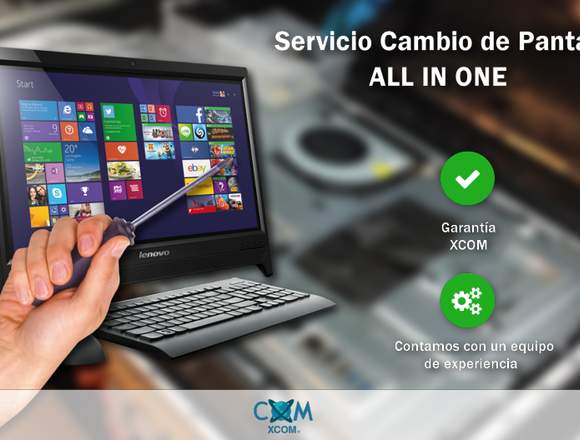 Cambio de pantalla All-in-one (Hasta 23")