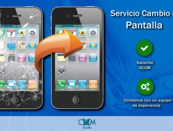 Servicio cambio de pantalla Celulares