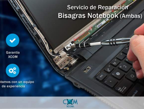 Servicio de Reparación Bisagras Notebook (ambas)
