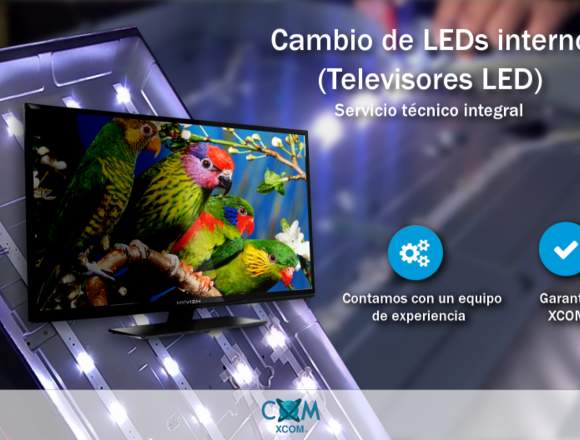 Cambio de LEDs internos hasta 39" - TV LED