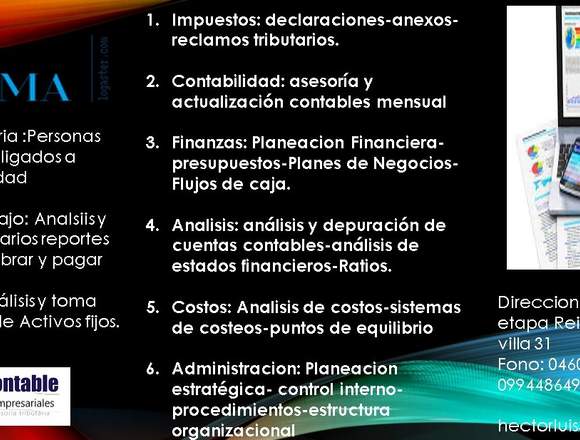 SERVICIOS CONTABLES TRIBUTARIOS FINANCIEROS