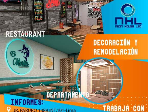 Decoraciòn  y remodelaciòn