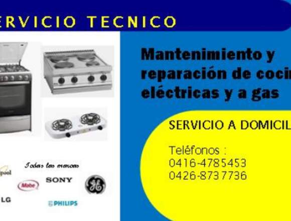 Reparacion y mantenimiento de cocinas 