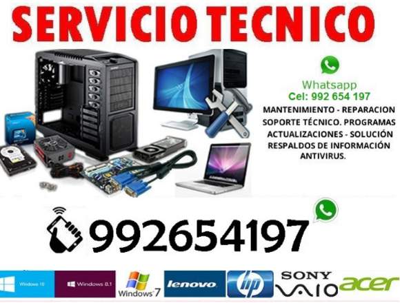 servicio tecnico de computadoras a domiclio