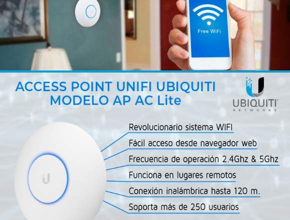 Access Point Ubiquiti Alcance 100m Dual Band Wifi 