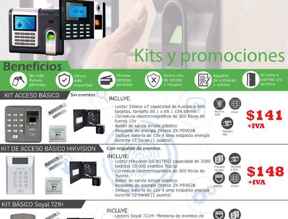 Control de acceso Biometrico ZKTeco 0983080310