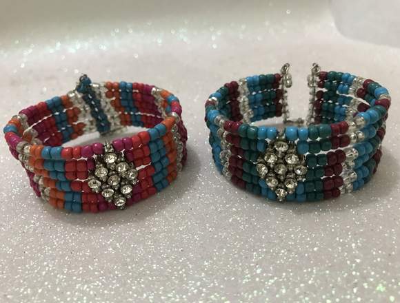 pulseras gitanas para dama 