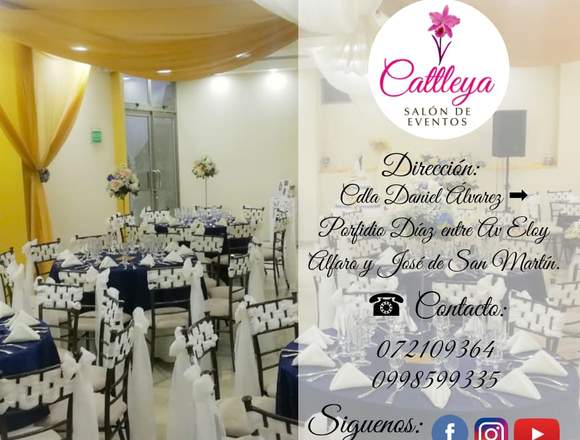 Cattleya salón para cumpleaños en Loja