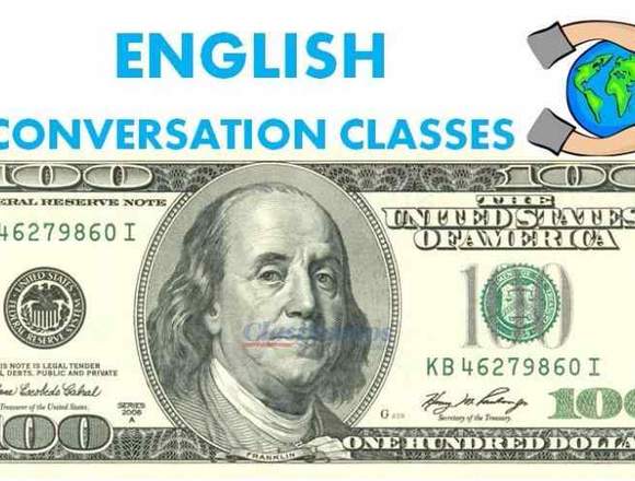Clases de inglés por solo $190 pesos la hora.