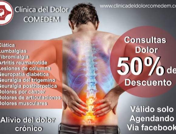 Clínica del Dolor 50% de descuento 