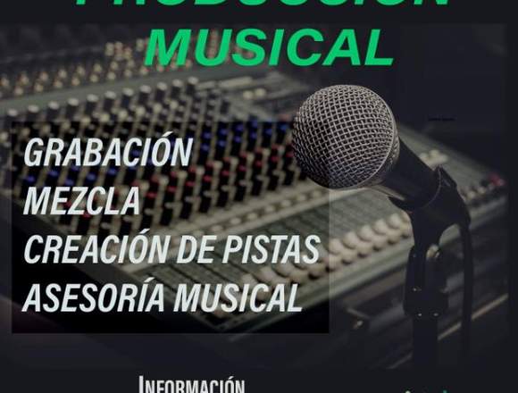 Producción musical y grabación de audio 