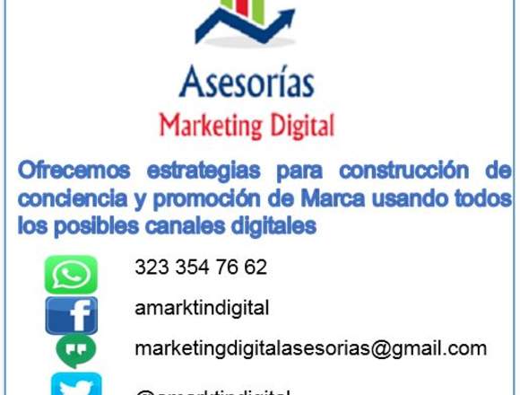 Asesorias en estrategias sobre marketing digital