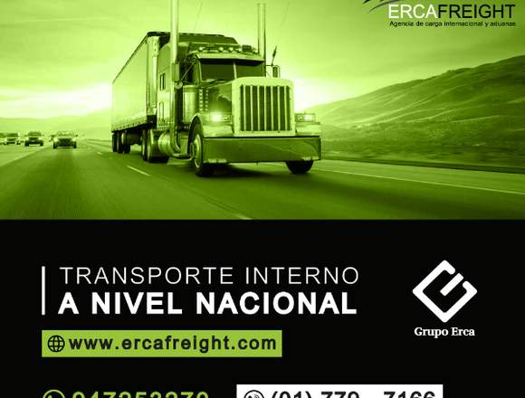 TRANSPORTE INTERNACIONAL A NIVEL NACIONAL