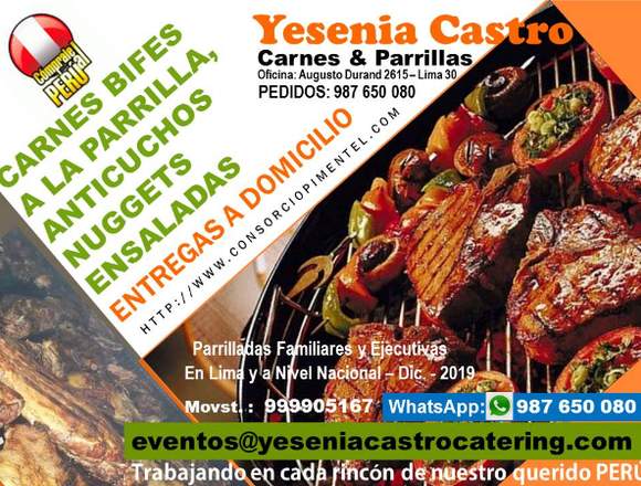 Delivery – Parrillas, Comidas Catering Lima 2020