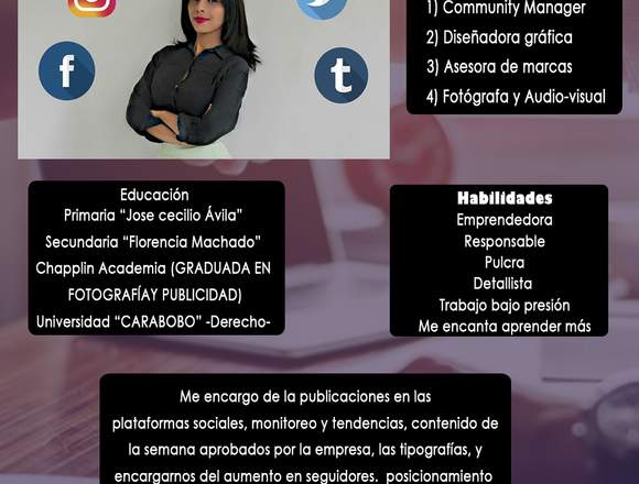 COMMUNITY MANAGER (GESTIÓN DE REDES SOCIALES) 