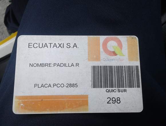 Vendo taxi legal con derechos y acciones 