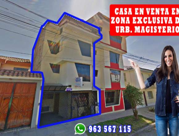 EXCELENTE CASA EN URB. MAGISTERIO, CUSCO