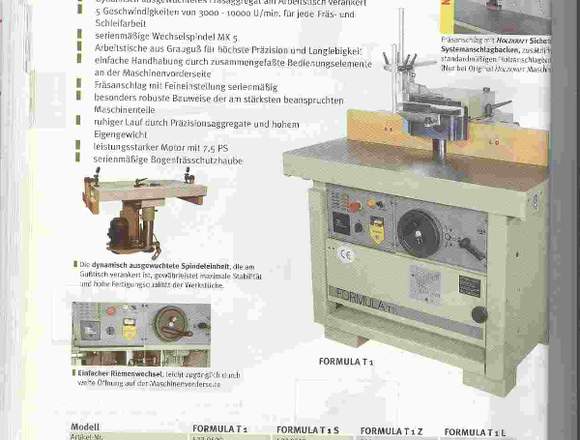 Vendo nueva máquinas de carpinteria TUPI alemanas