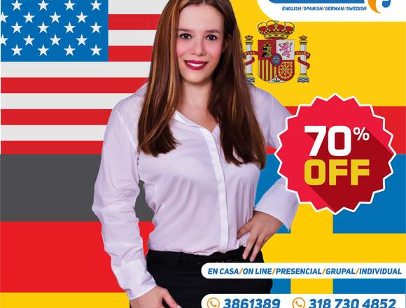 CLASES DE INGLES, ALEMÁN, ESPAÑOL, SUECO 