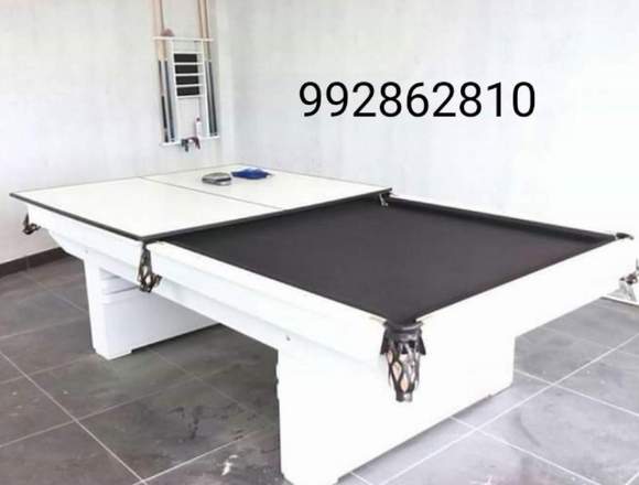 MESA DE BILLAR PING PONG 2 EN 1 