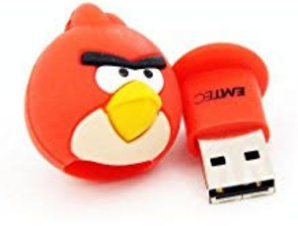 USB en forma de Angry Bird 