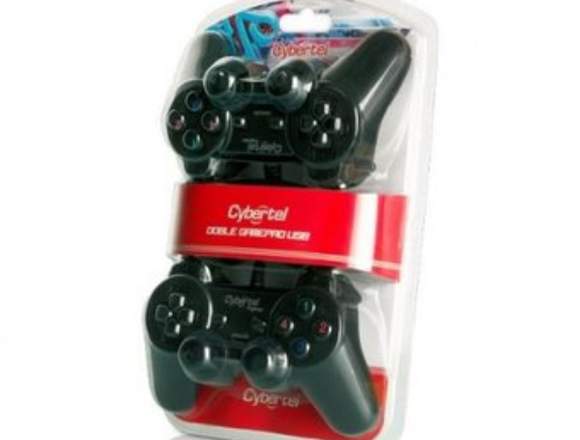 Mando cybertel doble gamepad USB