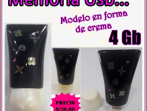 Memoria Usb en forma de Crema