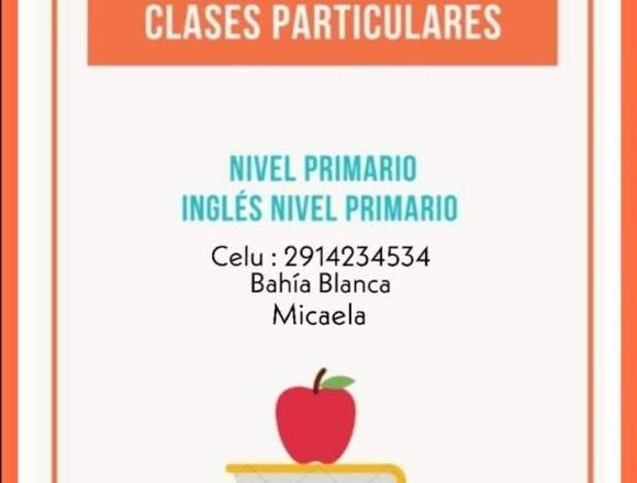 Clases particulares primaria e ingles