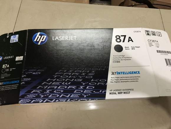 CAJA DE HP CF287 ORIGINAL NEGRA