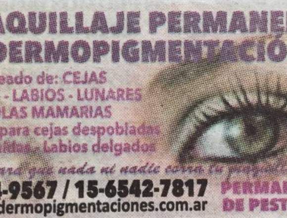 Dermopigmentacion, Maquillaje permanente, Ramos