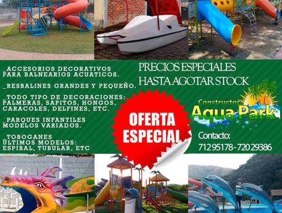 GRAN OFERTA !! Parques infantiles, acuáticos,etc. 