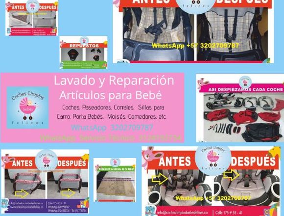 Lavado y Reparación de Artículos Para Bebé