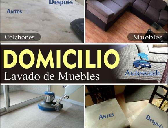 LAVADO DE MUEBLES, COLCHONES, ALFOMBRAS, SILLAS