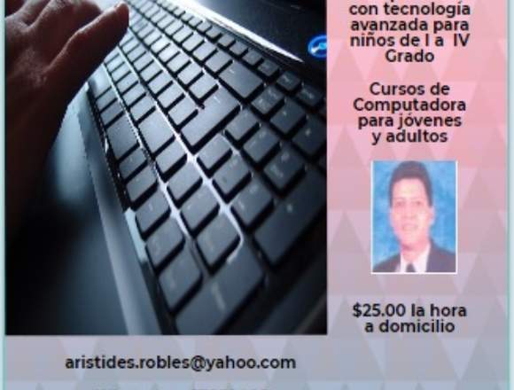 Profesor ofrece Cursos de Informática a Domicilio