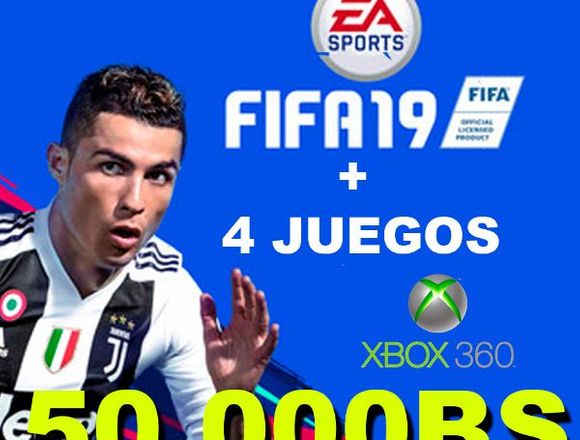 FIFA 19 PS3 + 4 JUEGOS