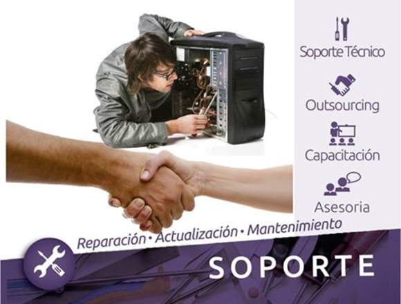 Soporte, Reparación,Mantto de Computadoras 