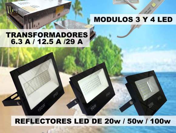 Productos LED - Reflectores - Transformadores LED