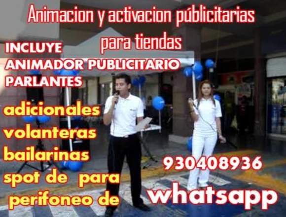  animacion para activaciones  y eventos 