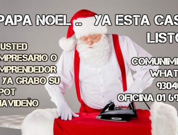 Papa noel ya esta casi listo,