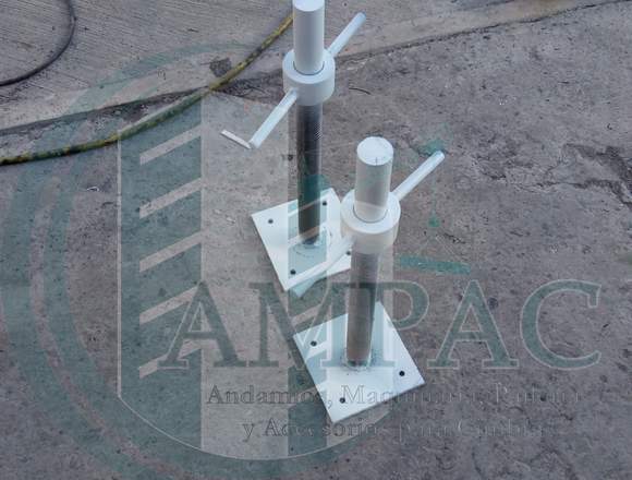 Base con tornillo Ajustable para Andamio