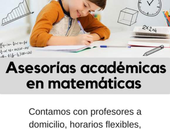 Asesorias Académicas en matemáticas para niños 