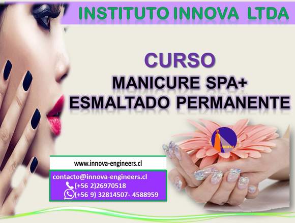 CURSO MANICURE SPA+ ESMALTADO PERMANENTE