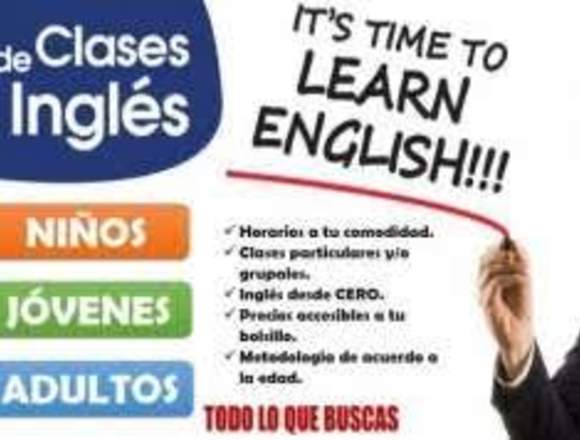 Se dictan clases de Ingles a domicilio 