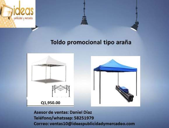 TOLDO PROMOCIONAL TIPO ARAÑA 