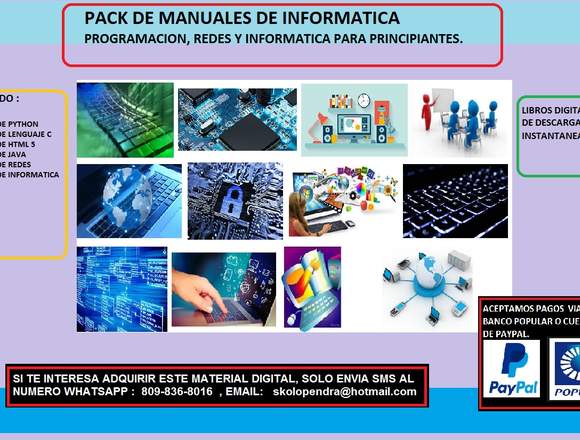 pack de manuales de programación