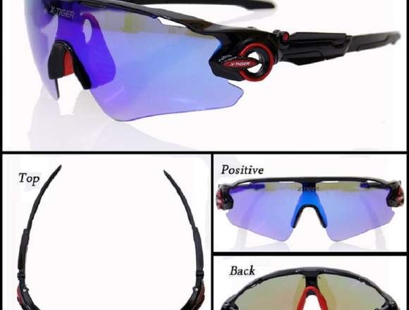 Gafas Protección Solar Ciclismo X-tiger 3 Lentes  