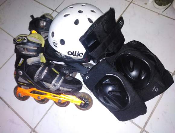 Patines Roller derby con accesorios