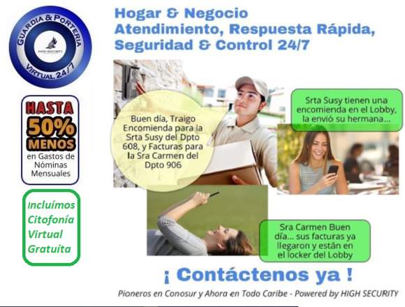 SERVICIO DE GUARDIA & PORTERIA VIRTUAL 24-7 