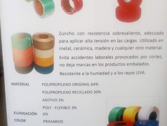 Oferta edpecial de zuncho y grapa